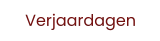 Verjaardagen